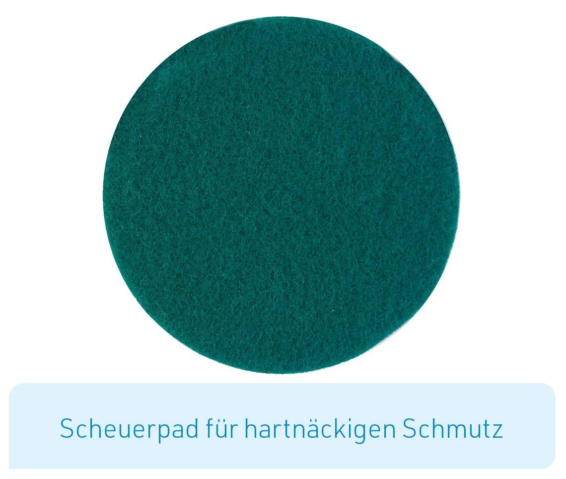 Hurricane Floating Mop Ersatz-Pads – Mikrofaser-Pads für den Akku Wischer Floating Mop - 2x Mikrofaser-Pad, 2x Scheuer-Pad, 2x Polier-Pad
