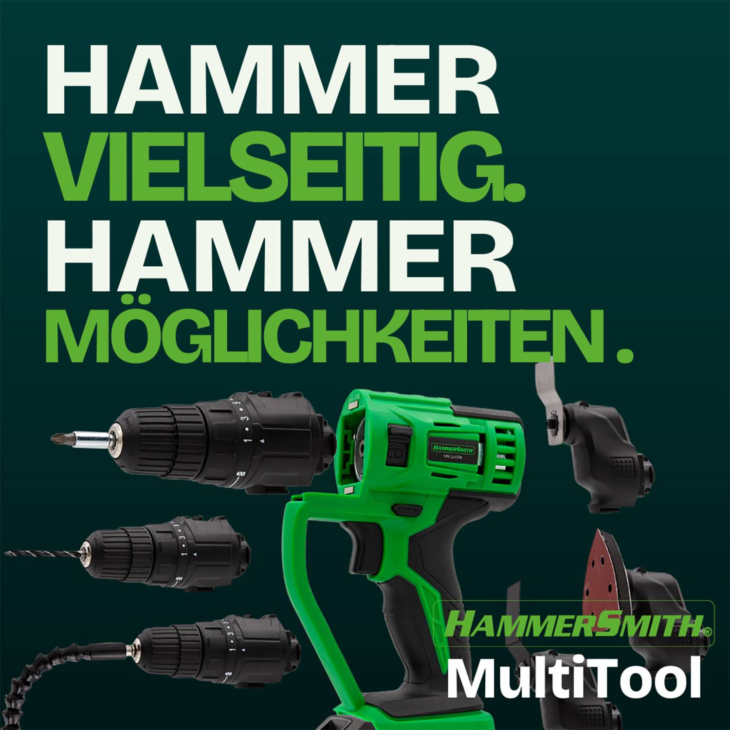 Hammersmith MultiTool Stichsägenaufsatz - Zubehör - 2300 Umdrehungen pro Minute