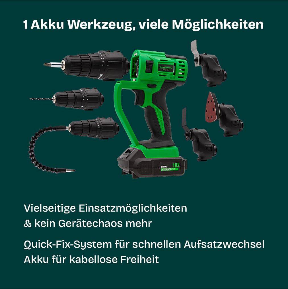 Hammersmith MultiTool Stichsägenaufsatz - Zubehör - 2300 Umdrehungen pro Minute