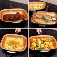 Livington Black Doubletta - Wendepfanne - Kochen, Braten, Backen, Grillen - geeignet für alle Herdarten - zwei Gerichten gleichzeitig - kein Livington Black Doubletta - Wendepfanne - Kochen, Braten, Backen, Grillen - geeignet für alle Herdarten - zwei Gerichten gleichzeitig - kein