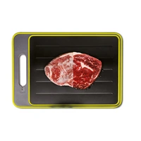 Livington Frost Away Schneidebrett mit Auftaufunktion, Messerschärfer und Gewürzreibe - Auftauplatte – Auftaubrett – beschleunigtes Auftauen v Livington Frost Away Schneidebrett mit Auftaufunktion, Messerschärfer und Gewürzreibe - Auftauplatte – Auftaubrett – beschleunigtes Auftauen v