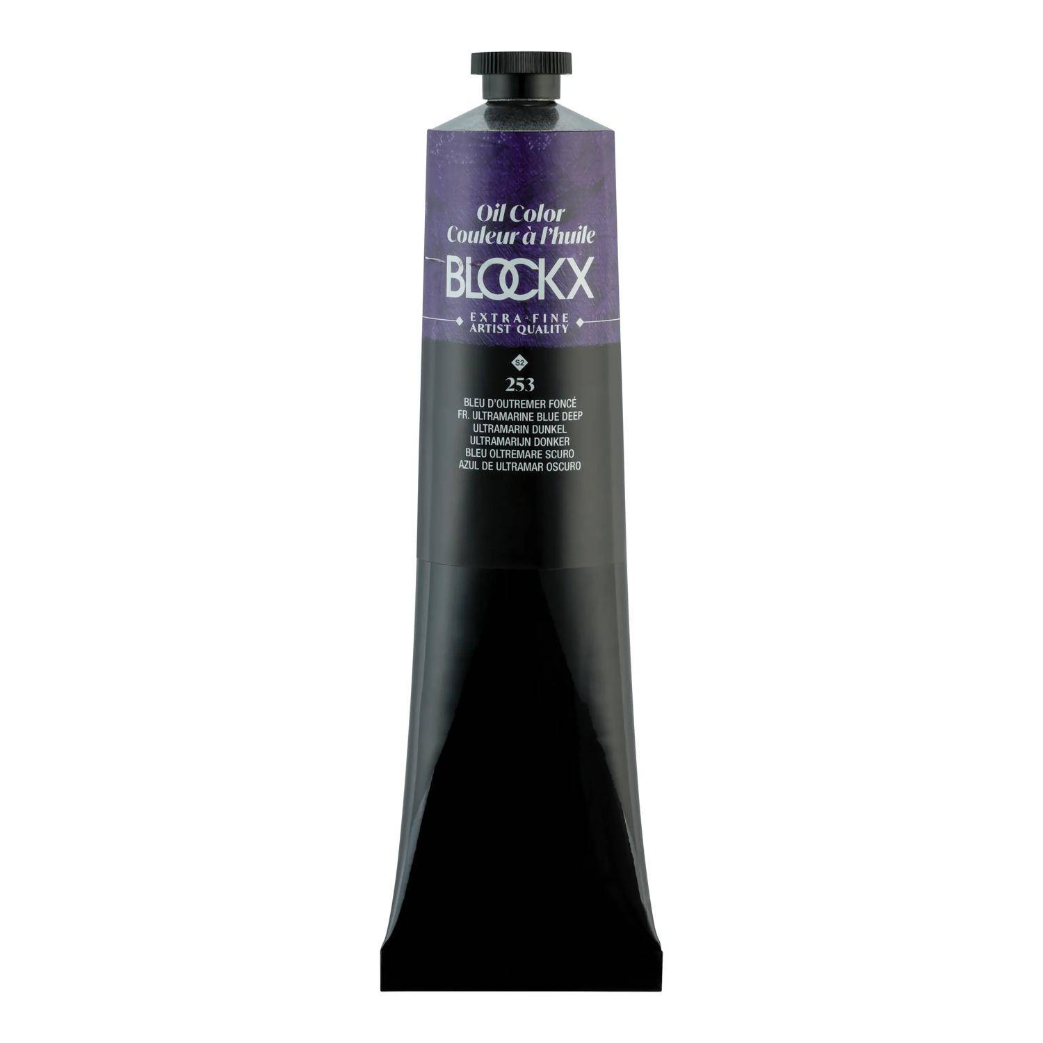 Blockx Ölfarbe, Tube 200ml Ultramarinblau dunkel 216253BXC