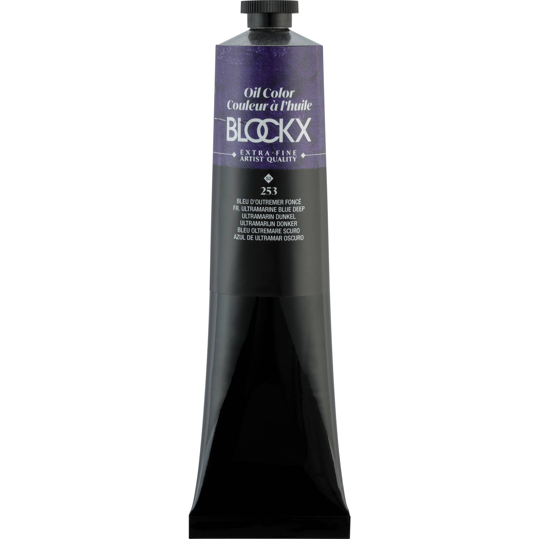 Blockx Ölfarbe, Tube 200ml Ultramarinblau dunkel 216253BXC
