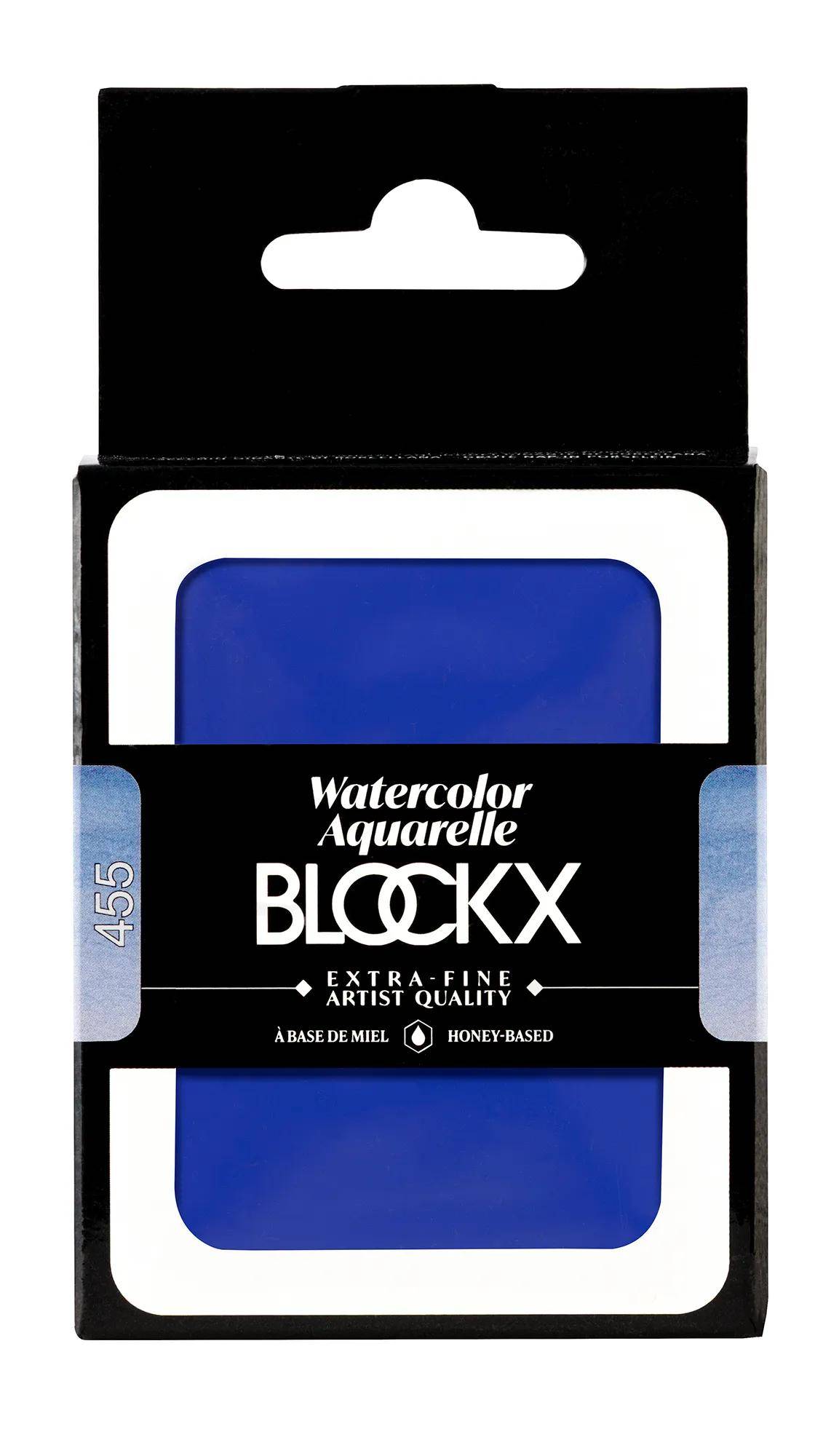 Blockx Aquarellfarbe, Kobaltblau - Großer Napf 18ml - Dunkelkobaltblau 45455BXC
