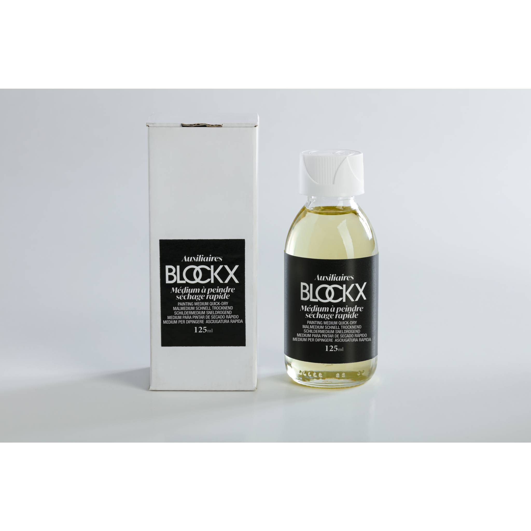Blockx Malmittel schnelltrocknend 125ml Glasflasche 30514BXC