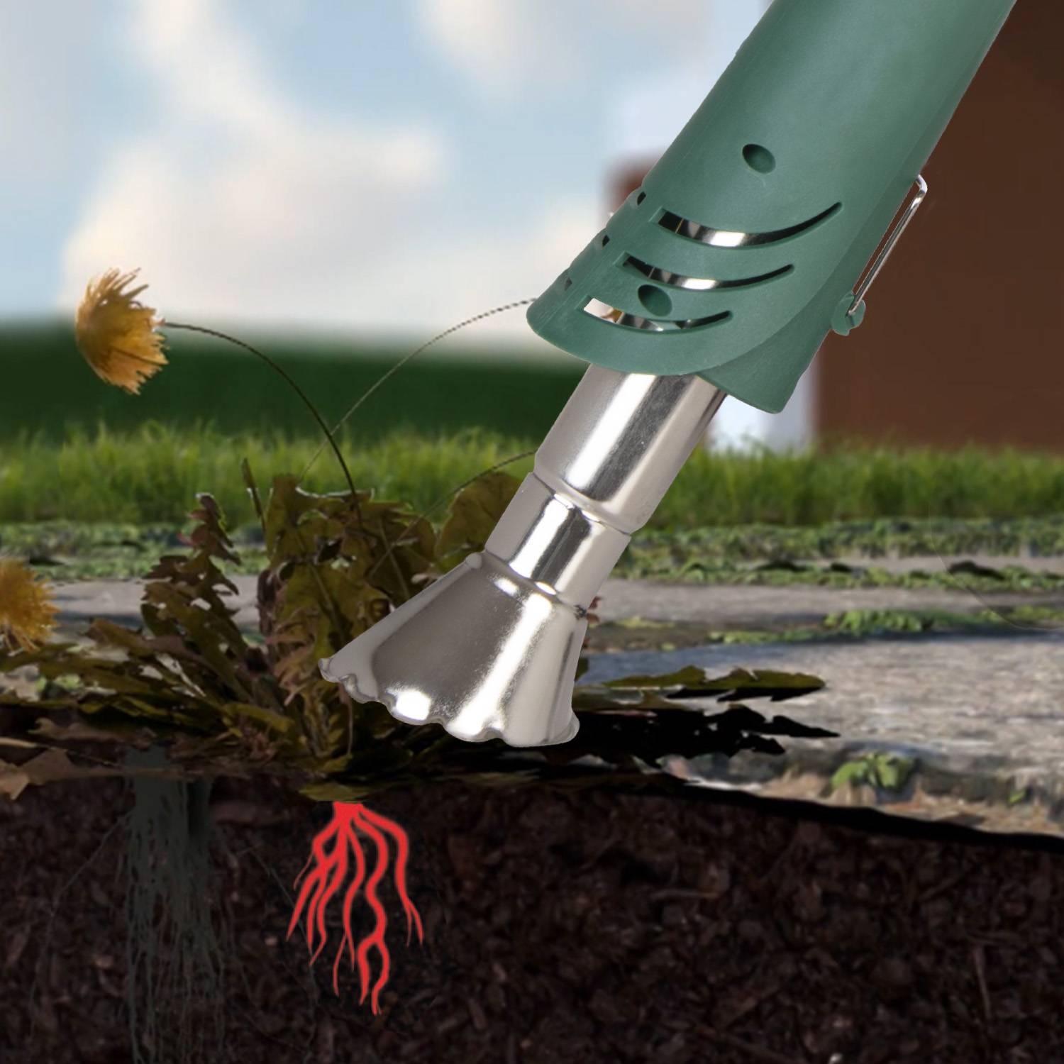 Hammersmith BionicBurner Düsenset | 3 teiliges Set | Fokus-, Spachtel und Breitstrahlaufsatz | geeignet für BionicBurner Heißluft-Unkrautbrenner