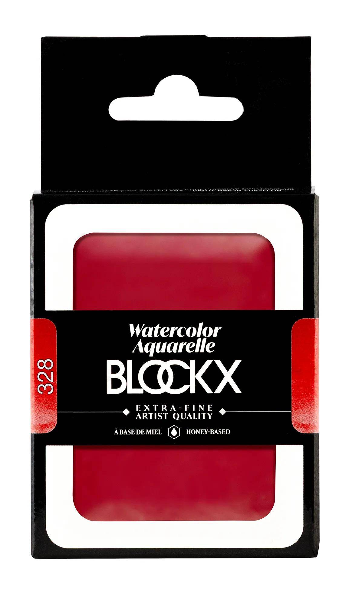 Blockx Aquarellfarbe, Rosalack - Großer Napf 18ml - Rosalack dunkel 45328BXC