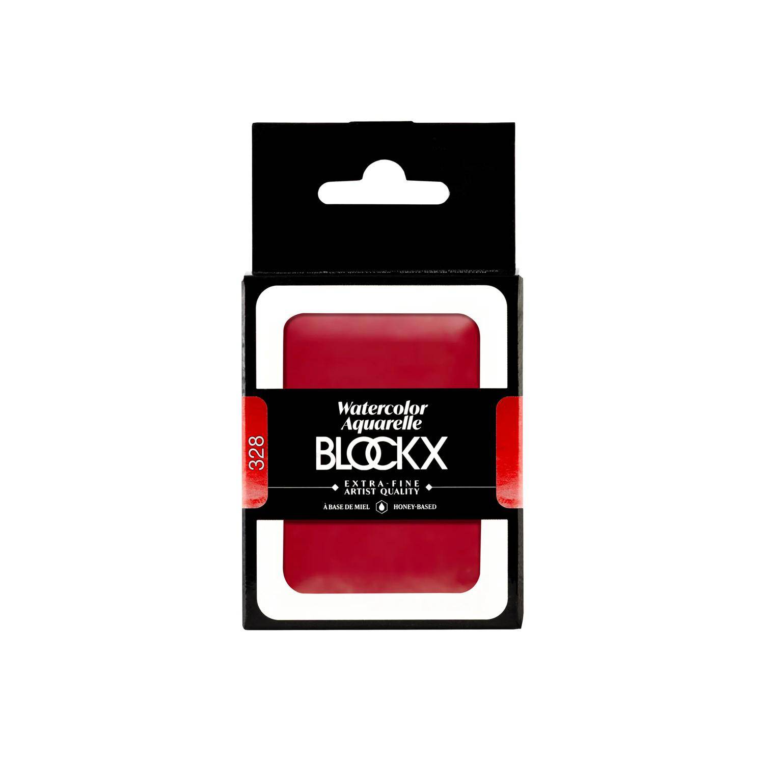 Blockx Aquarellfarbe, Rosalack - Großer Napf 18ml - Rosalack dunkel 45328BXC