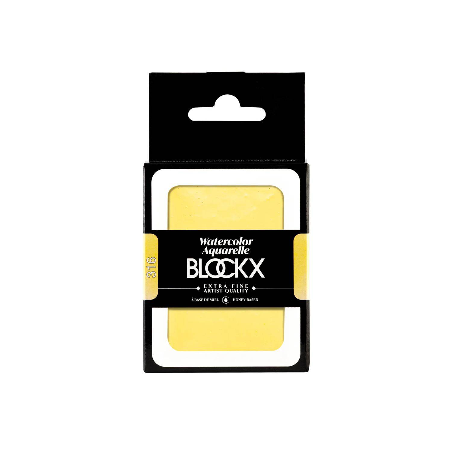 Blockx Aquarellfarbe, Nickelgelb - Großer Napf 18ml - Nickelgelb 45316BXC