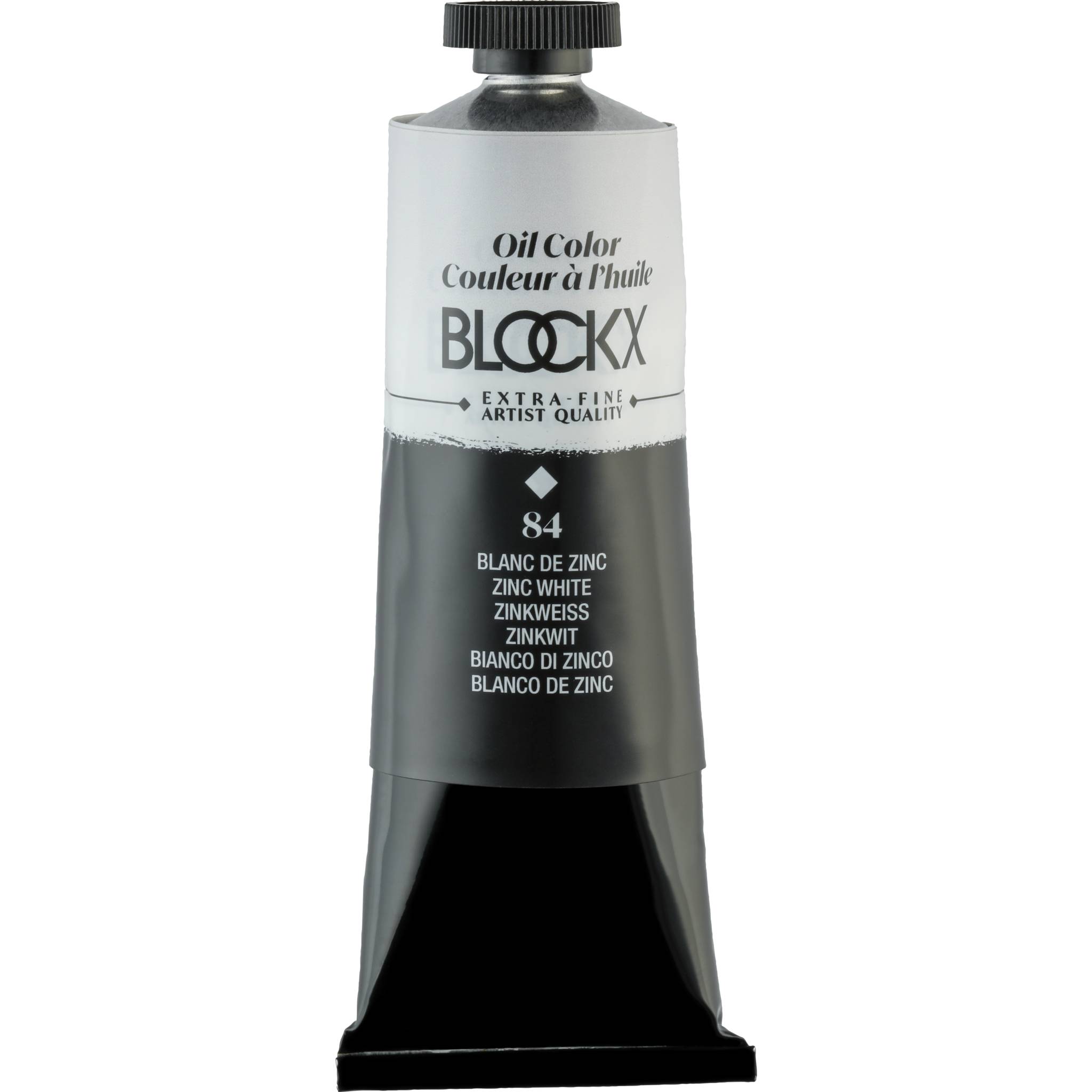 Blockx Ölfarbe, Zinkweiß - Tube 60ml - Zinkweiß 214084BXC