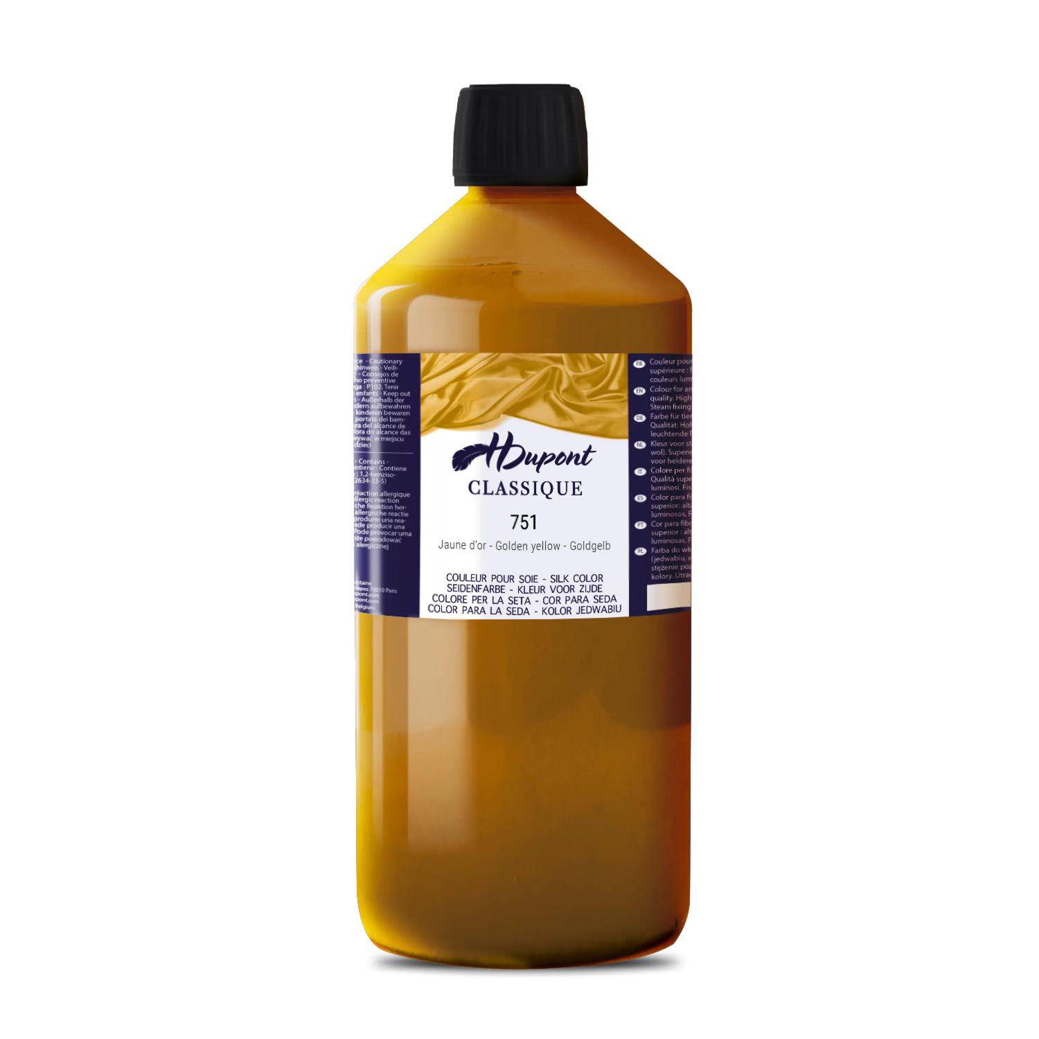 H Dupont H Dupont classique 1L, Seidenmalfarbe, Goldgelb - Gelb| DU0601000751C