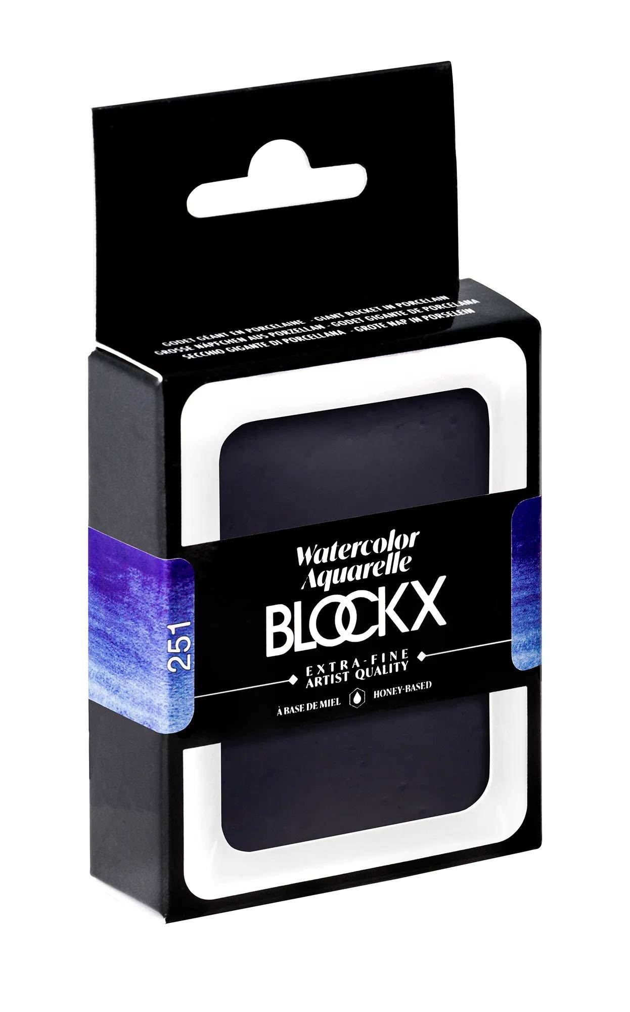 Blockx Aquarellfarbe, Großer Napf 18ml Ultramarinblau hell 45251BXC