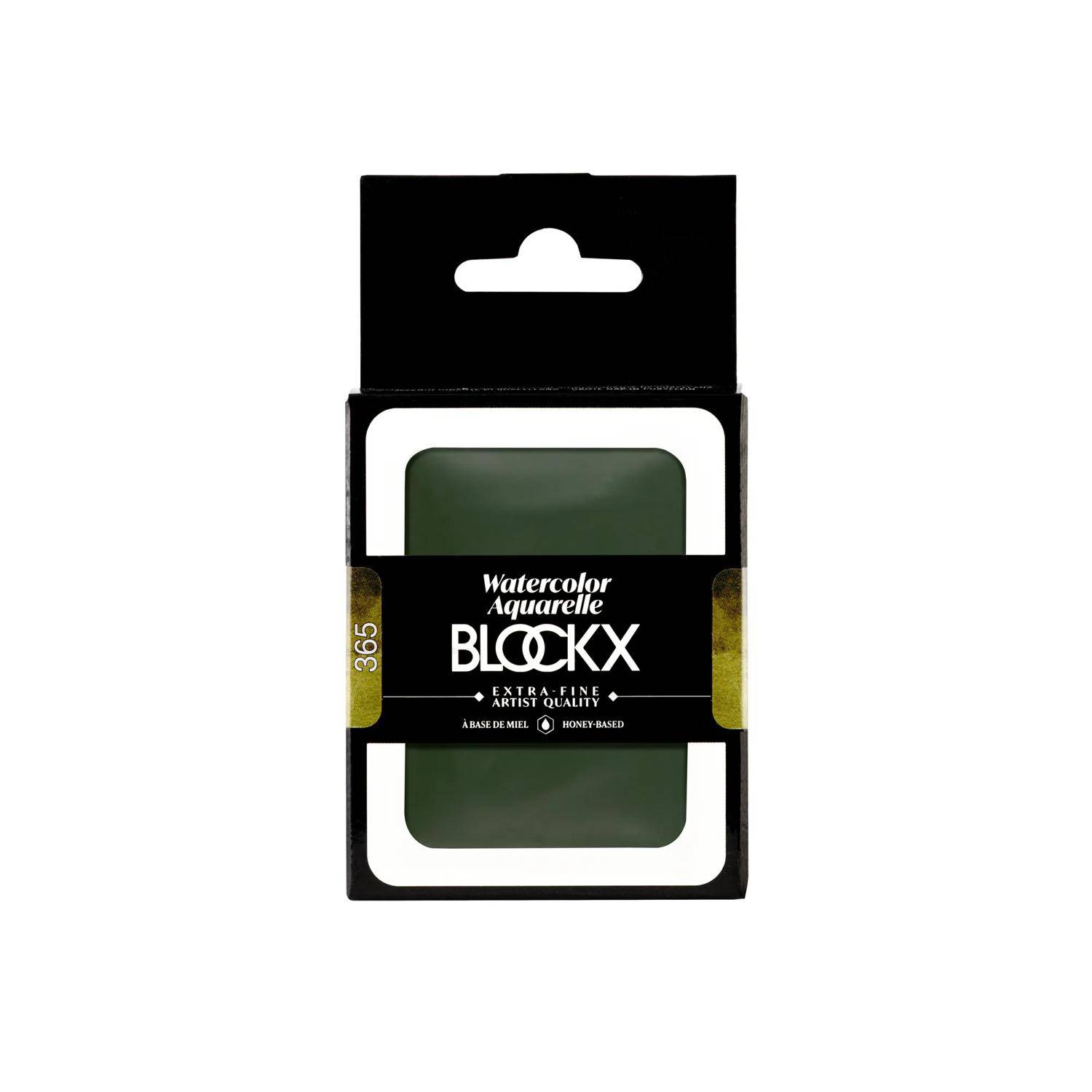 Blockx Aquarellfarbe, Olivengrün - Großer Napf 18ml - Olivgrün 45365BXC