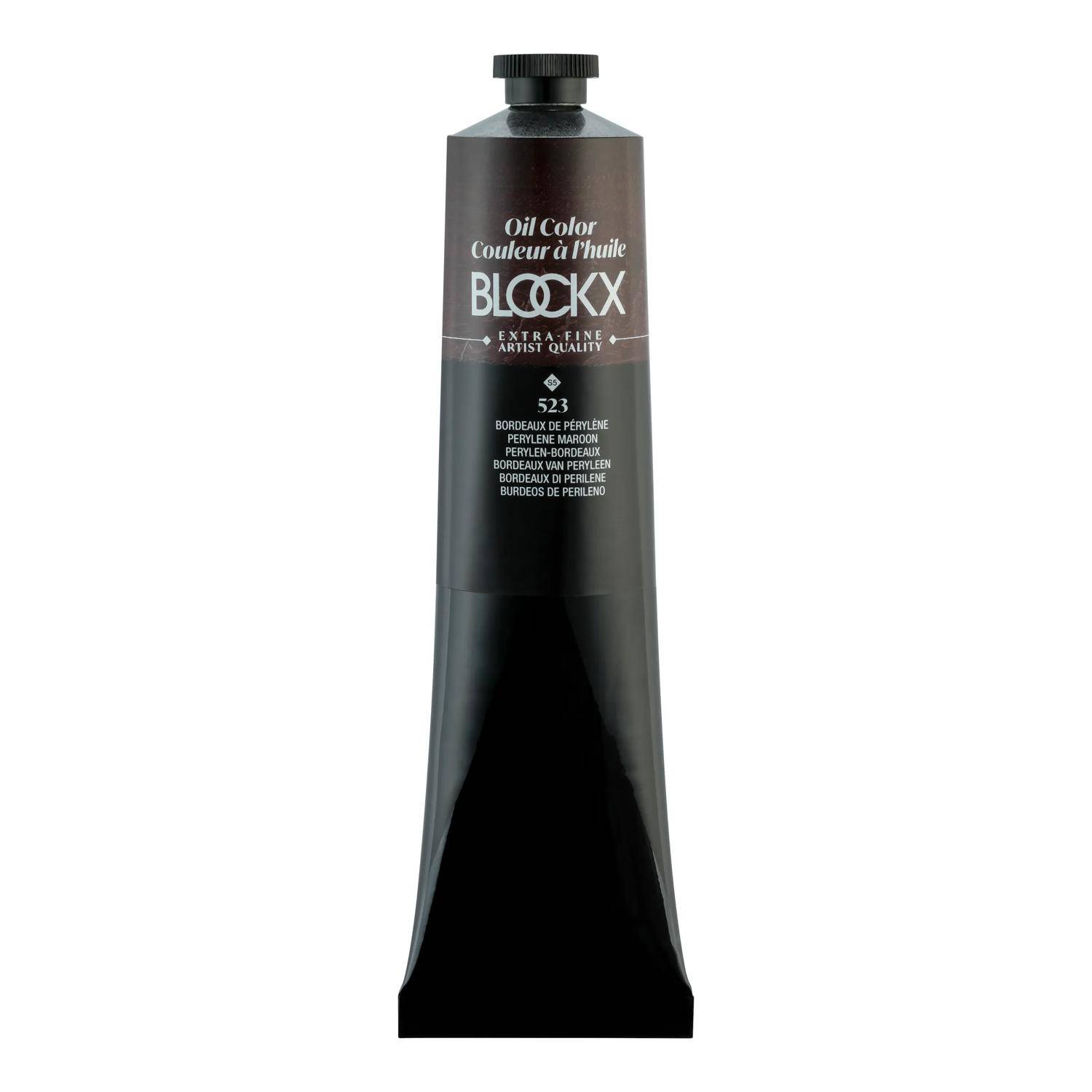 Blockx Ölfarbe, Perylenbordeauxrot - Tube 200ml - Bordeaux de pérylène 216523BXC