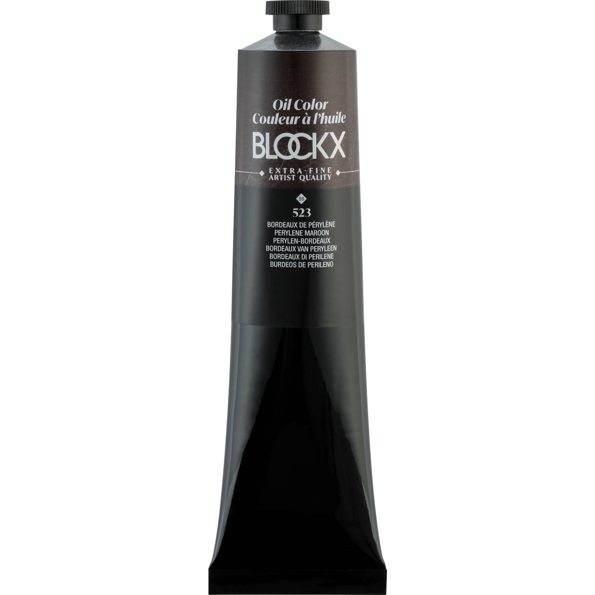 Blockx Ölfarbe, Perylenbordeauxrot - Tube 200ml - Bordeaux de pérylène 216523BXC