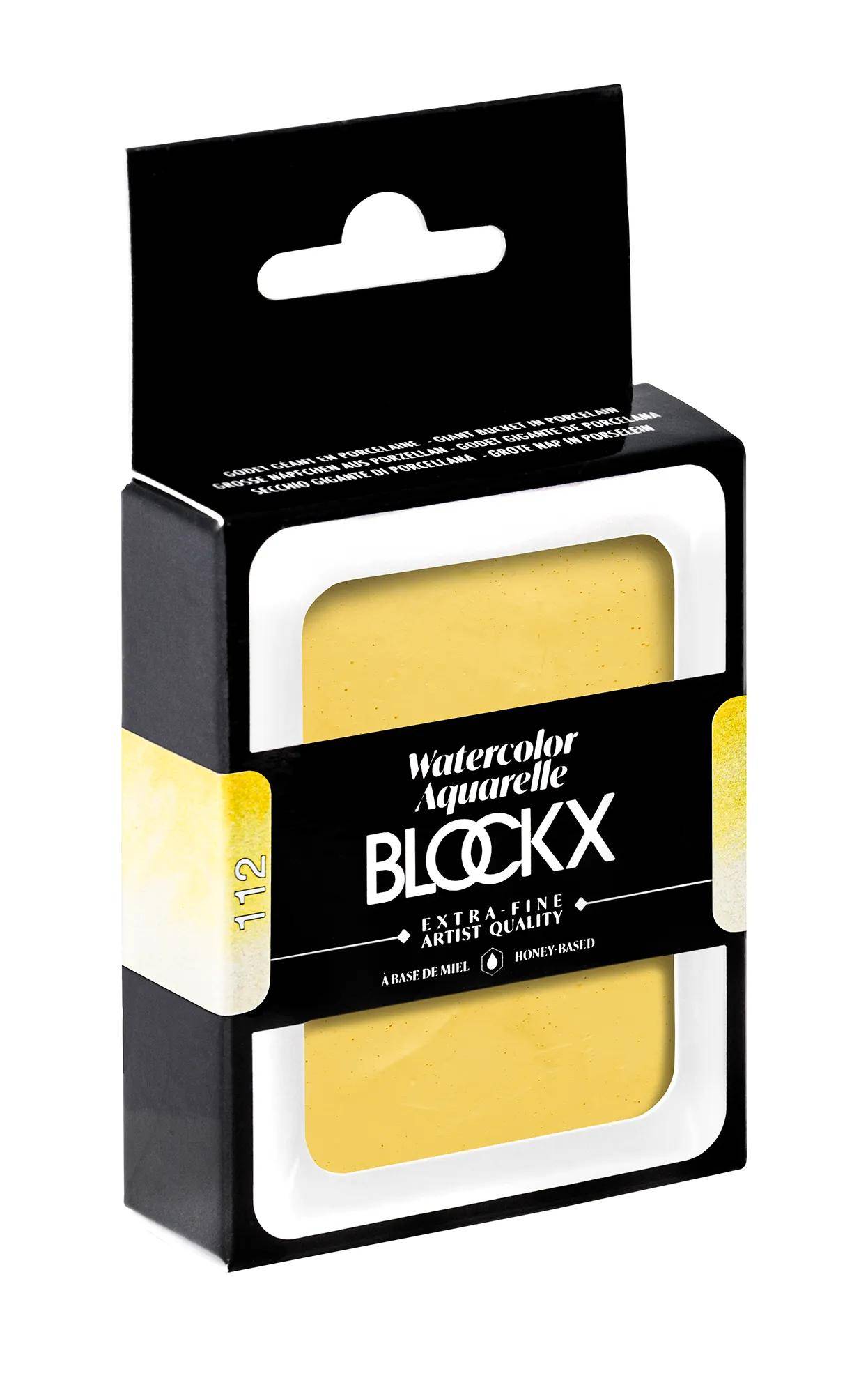Blockx Aquarellfarbe, Neapelgelb - Großer Napf 18ml - Neapelgelb 45112BXC
