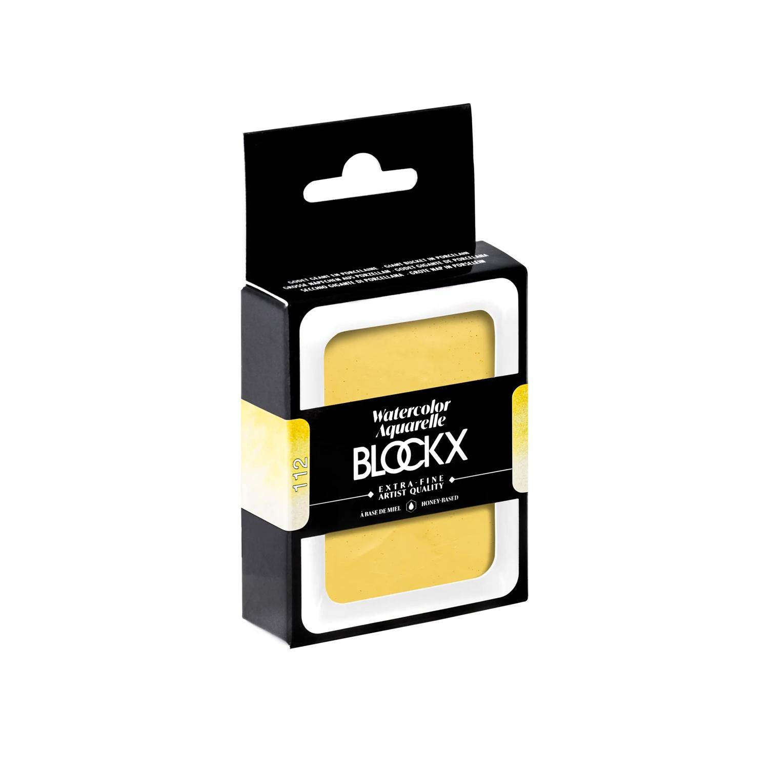 Blockx Aquarellfarbe, Neapelgelb - Großer Napf 18ml - Neapelgelb 45112BXC