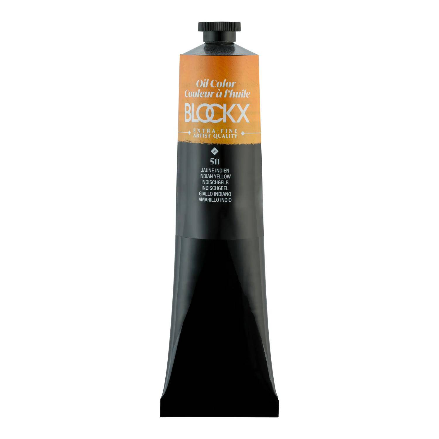 Blockx Ölfarbe, Indischgelb - Tube 200ml - Indischgelb 216511BXC