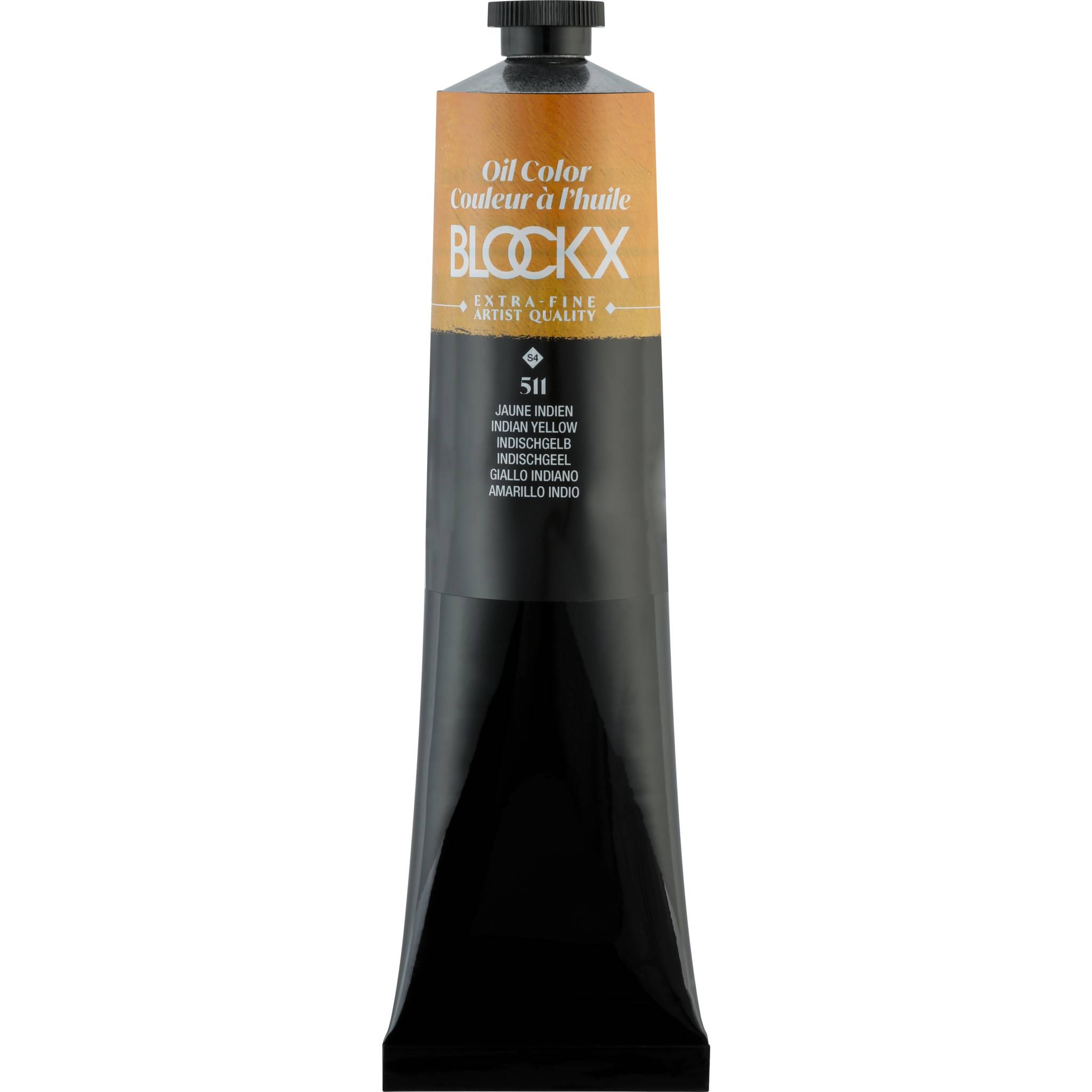 Blockx Ölfarbe, Indischgelb - Tube 200ml - Indischgelb 216511BXC