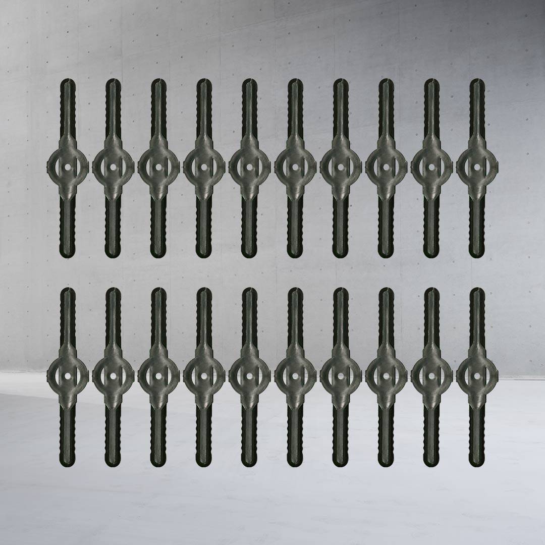 Hammersmith MultiWizard Ersatzklingen - 40tlg. Set - 20 Polyamid-Klingen für feines Gras & Unkraut - 20 Nylon-Schneider für grobes Unkraut & Heckens