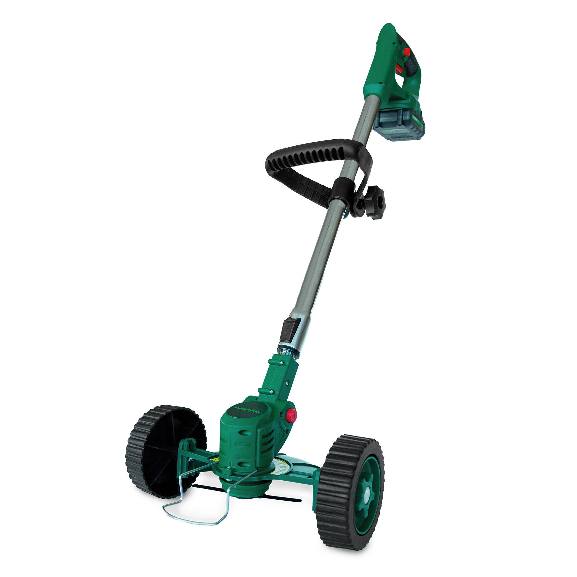 Hammersmith MultiWizard - Das Original aus dem TV - Akku Gartengerät - Rasentrimmer, Rasenmäher, Kantenschneider, Heckenschneider & Unkrautentferner