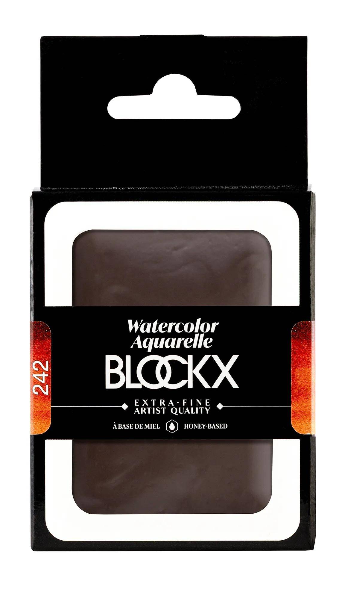 Blockx Aquarellfarbe, Großer Napf 18ml Marsbraun transparent 45242BXC