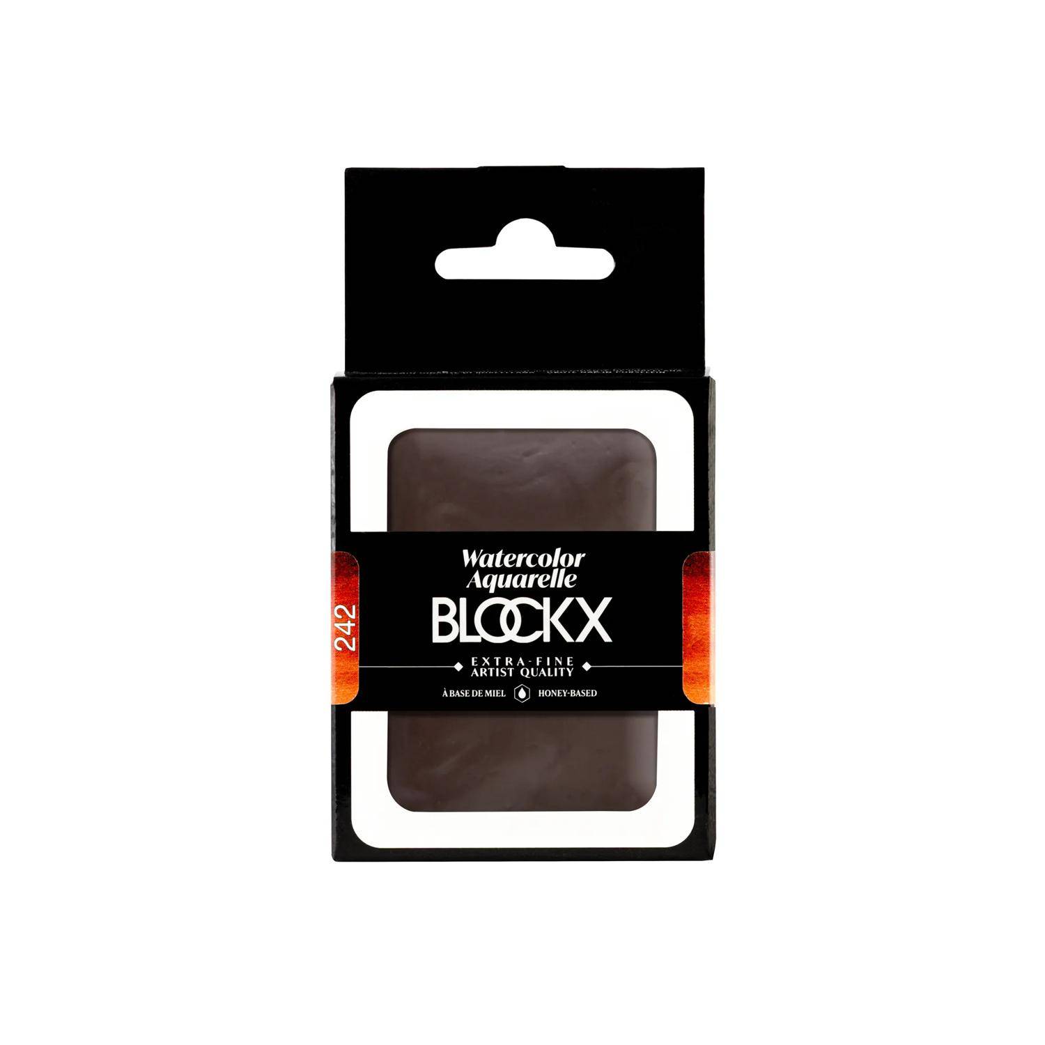 Blockx Aquarellfarbe, Großer Napf 18ml Marsbraun transparent 45242BXC