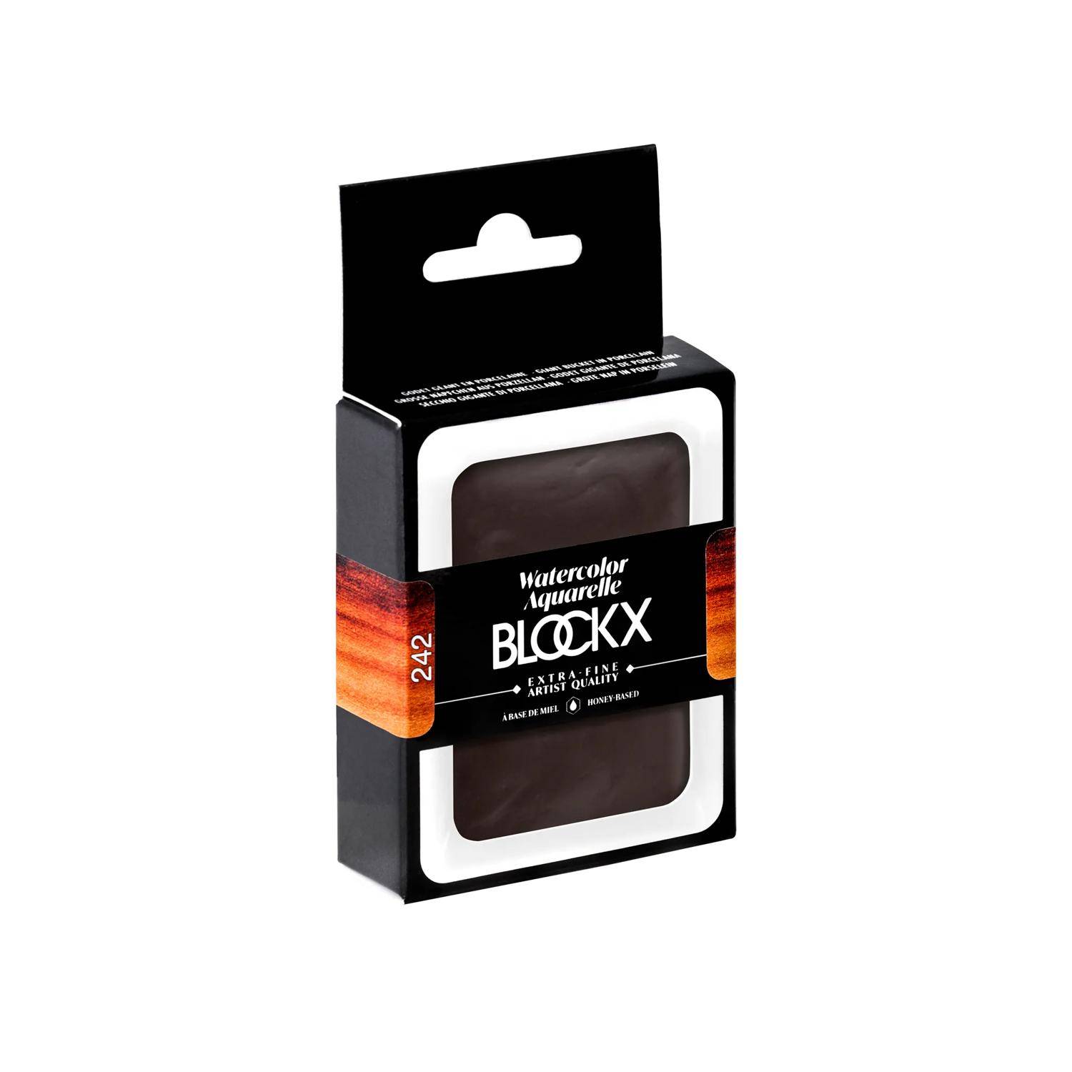 Blockx Aquarellfarbe, Großer Napf 18ml Marsbraun transparent 45242BXC