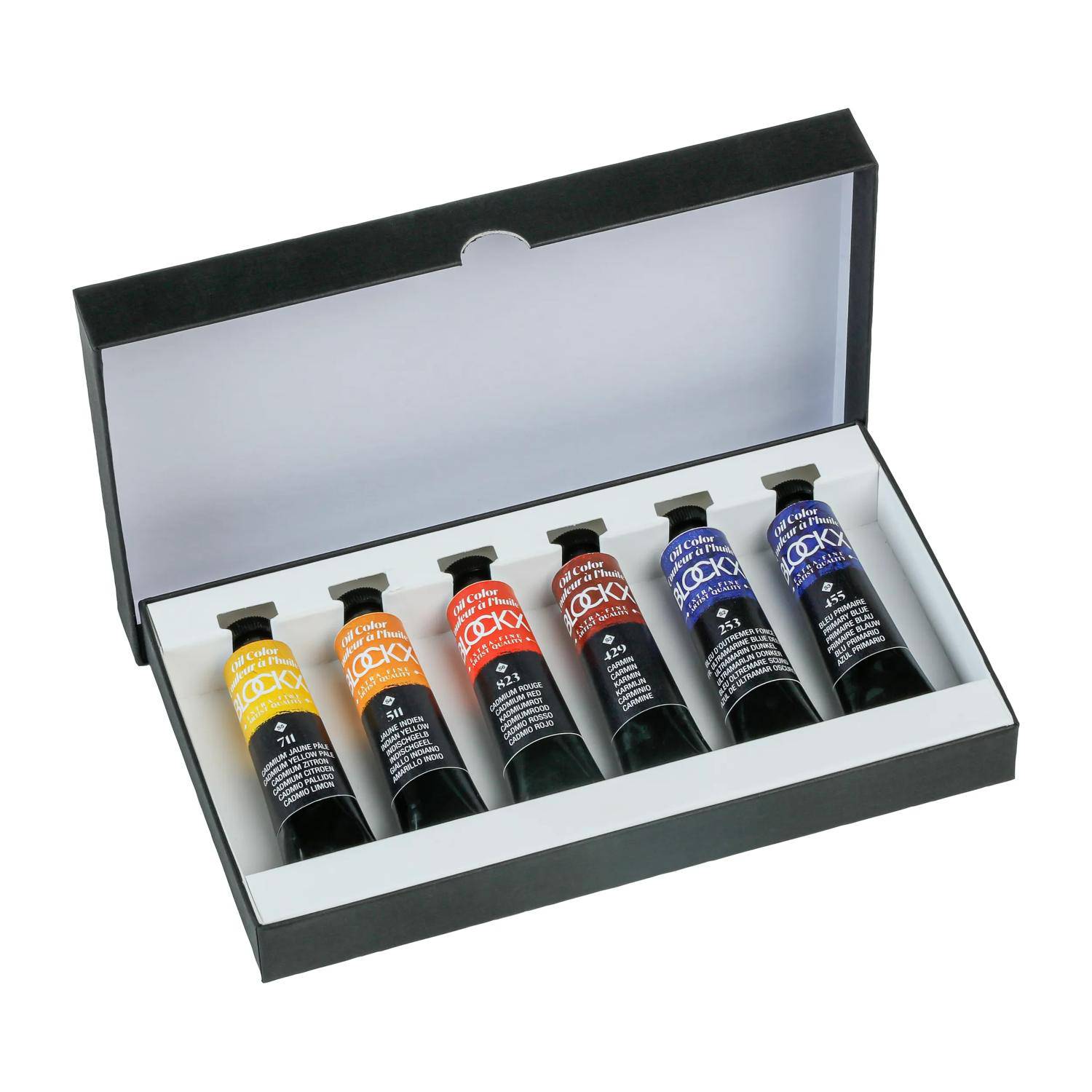 Blockx Ölfarben 6x20ml, Set Primärfarben 212902BXC