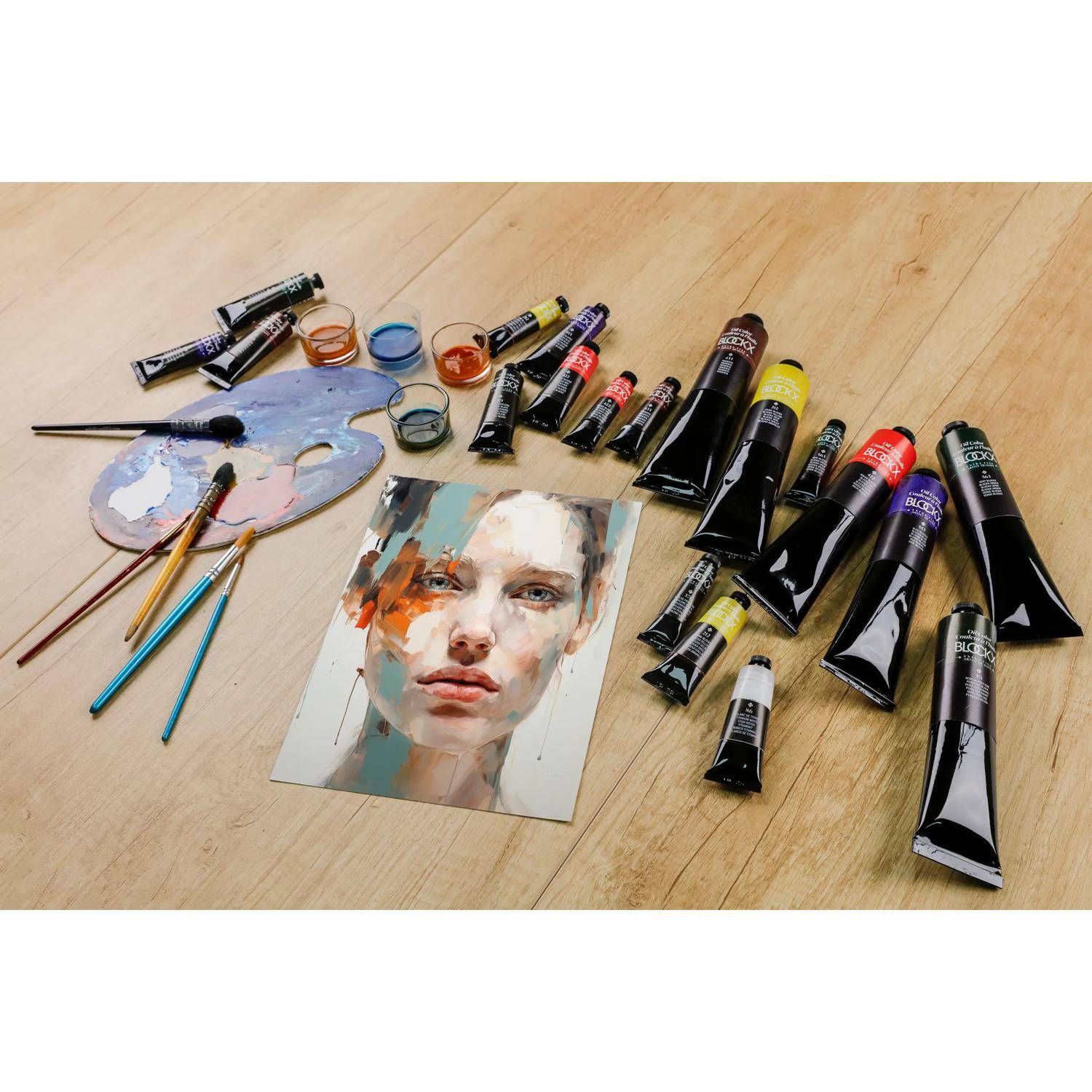 Blockx Ölfarbe, Blau Blockx - Tube 200ml - Blockx Blau 216553BXC