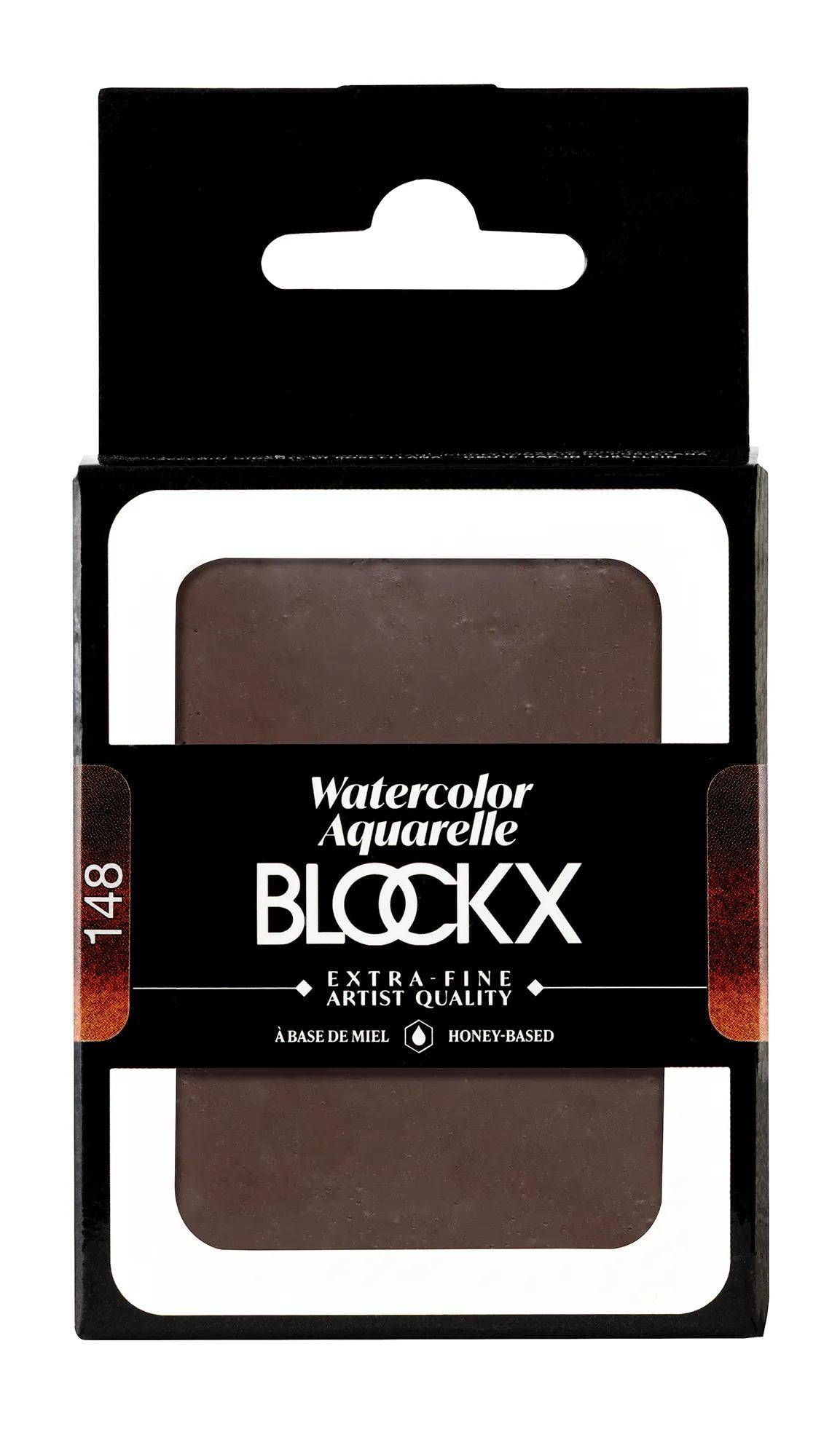 Blockx Aquarellfarbe, Umbra gebrannt - Großer Napf 18ml - Umbra 45148BXC