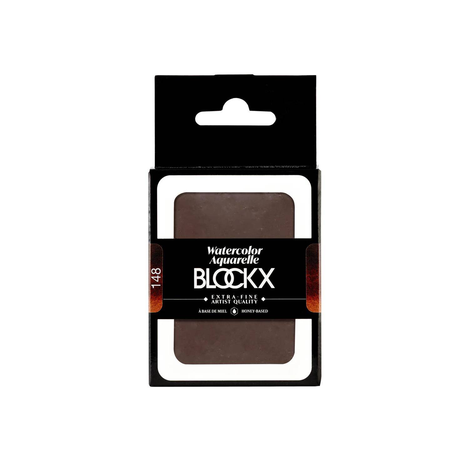 Blockx Aquarellfarbe, Umbra gebrannt - Großer Napf 18ml - Umbra 45148BXC