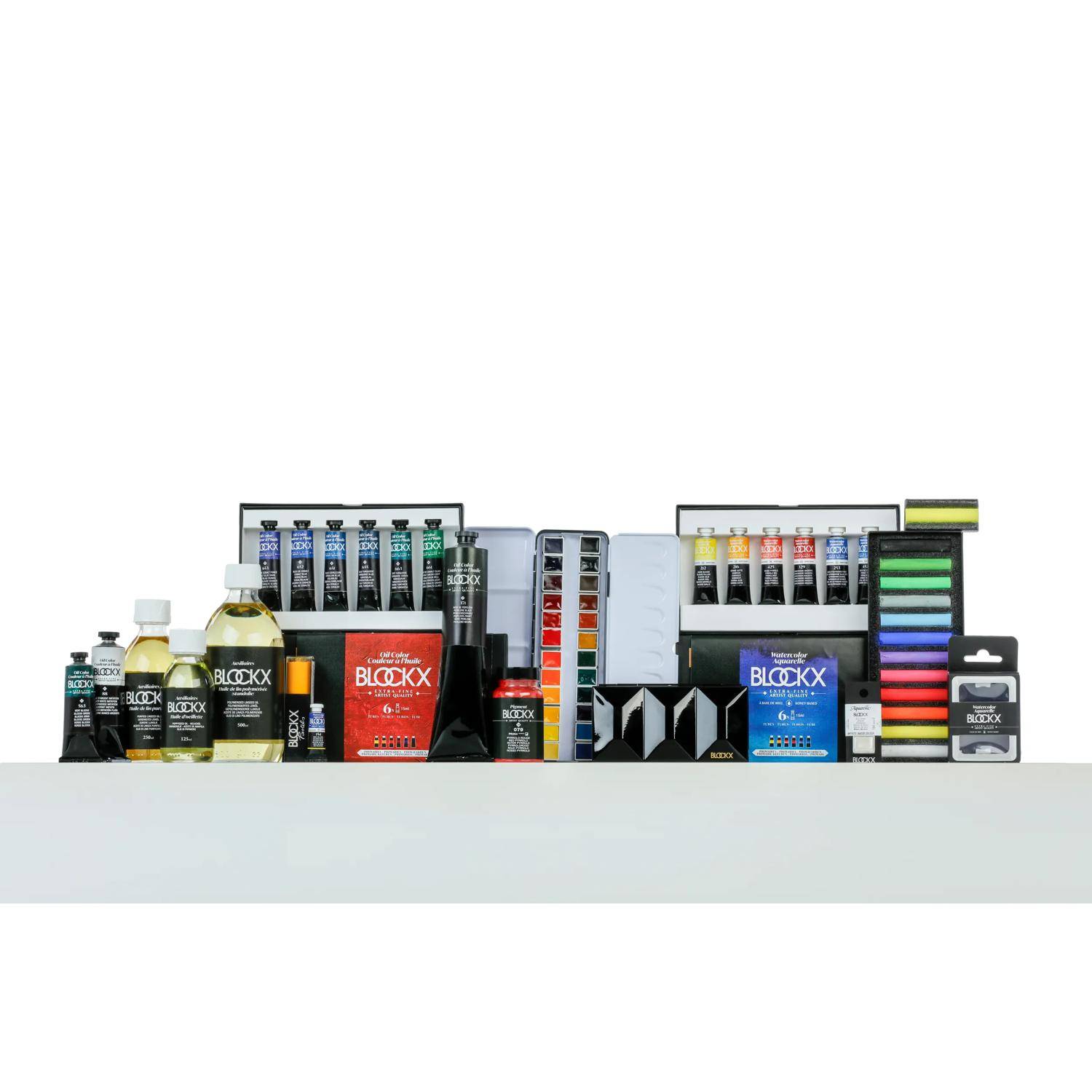 Blockx Box mit 12 Pastellkreiden, 12x9 cm, sortiert 12912ABXC