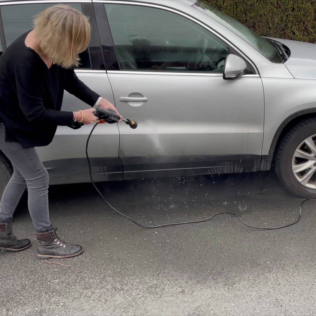 Hammersmith JetHawk - Akku Hochdruckreiniger - mobiler & kabelloser Hochdruckreiniger für Auto, Terrasse, Garten, Balkon & Fahrrad