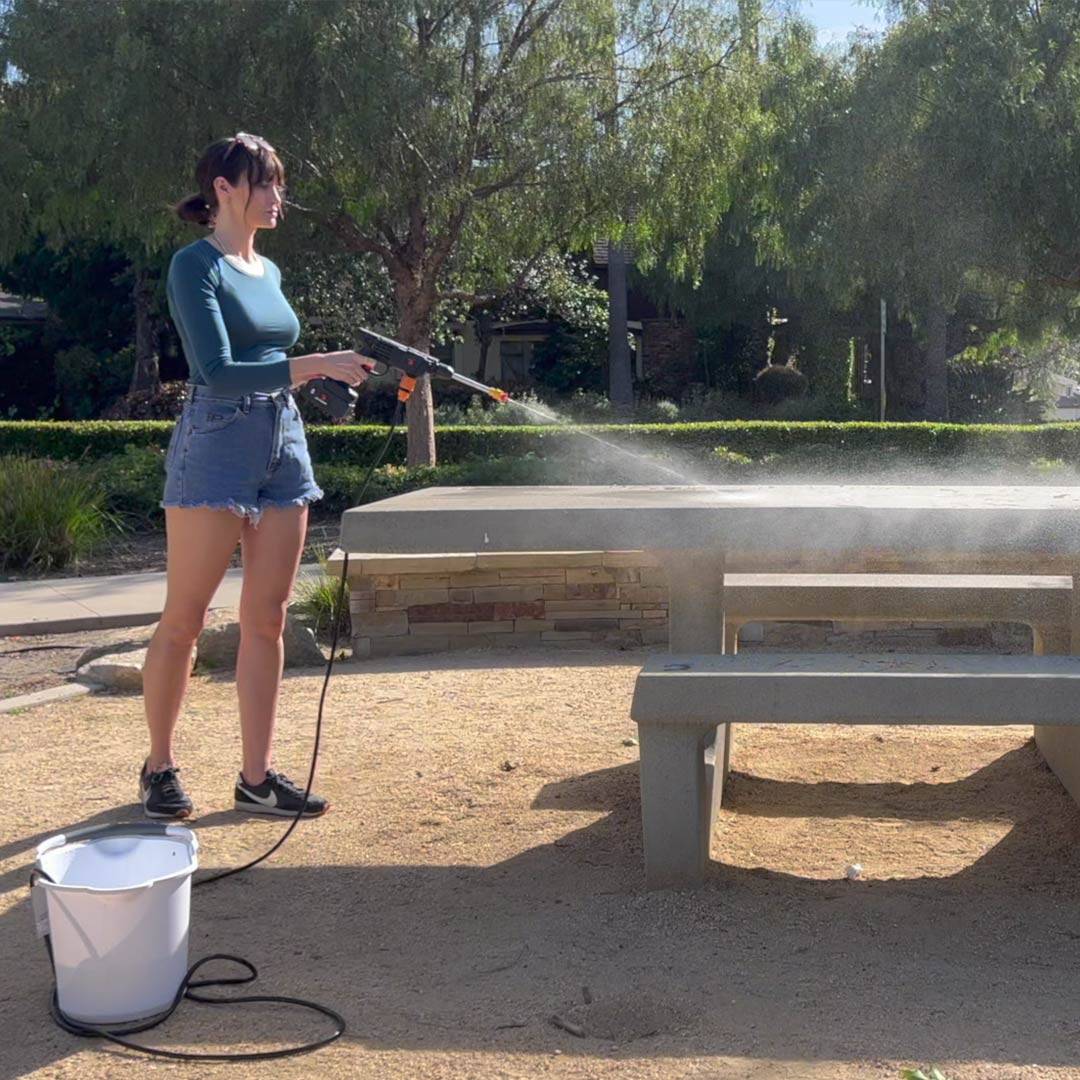 Hammersmith JetHawk - Akku Hochdruckreiniger - mobiler & kabelloser Hochdruckreiniger für Auto, Terrasse, Garten, Balkon & Fahrrad