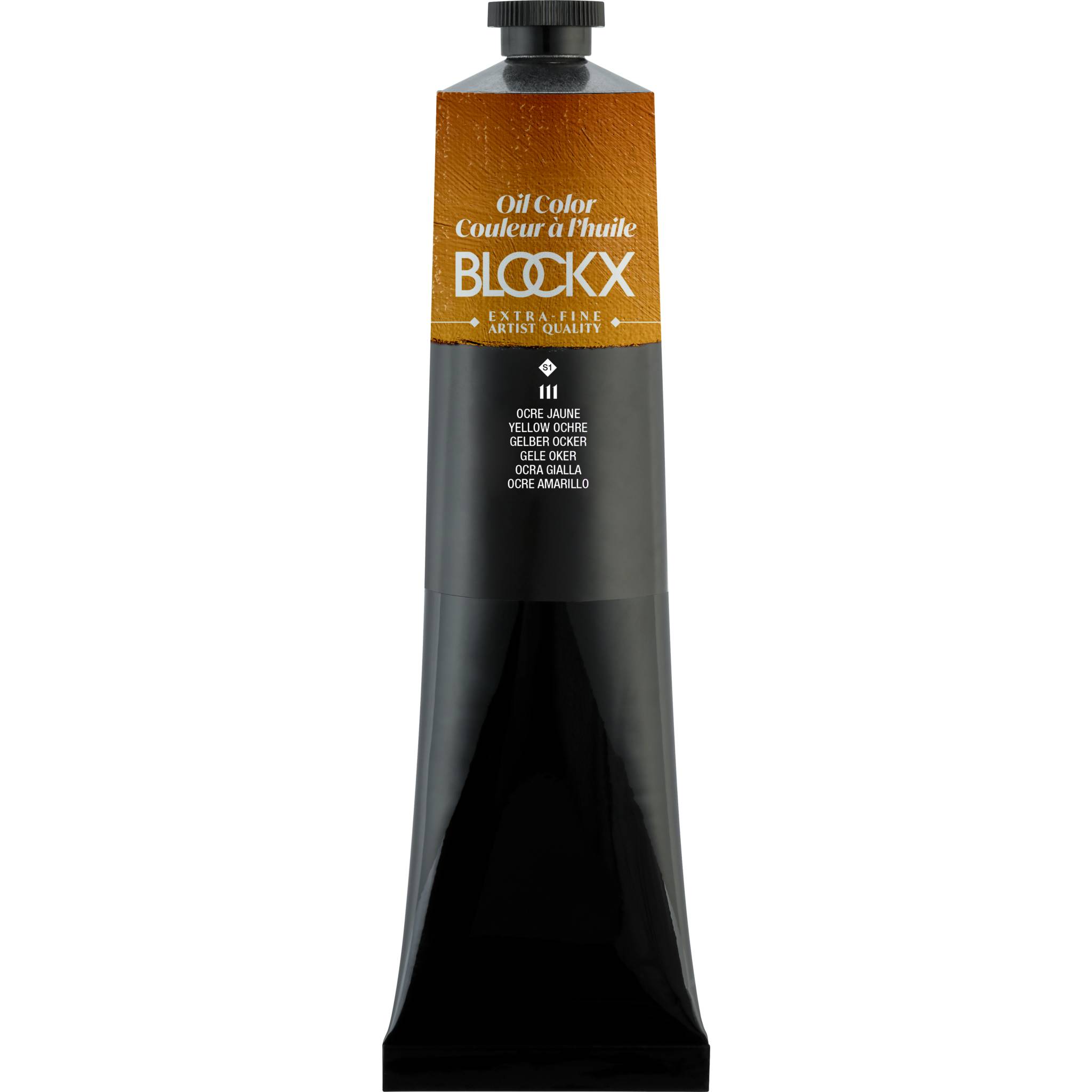 Blockx Ölfarbe, Ockergelb - Tube 200ml - Ockergelb| 216111BXC