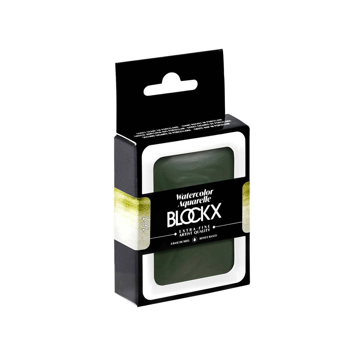 Blockx Aquarellfarbe, Grüne Erde - Großer Napf 18ml - Grüne Erde 45161BXC