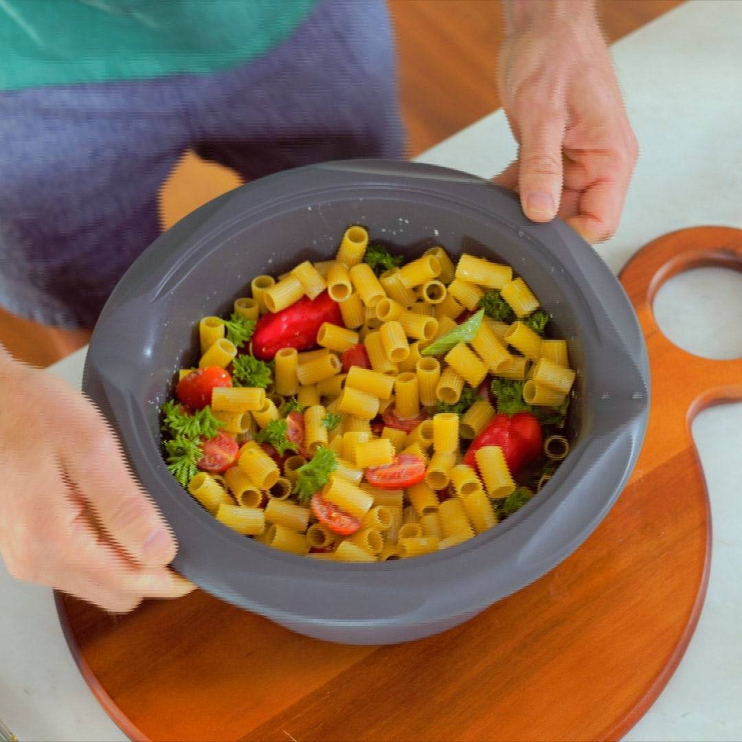 Livington WonderPot 4-in-1 Multifunktionstopf – 24 cm – Bratpfanne, Schmortopf, Kochtopf & Wärmesystem in Einem