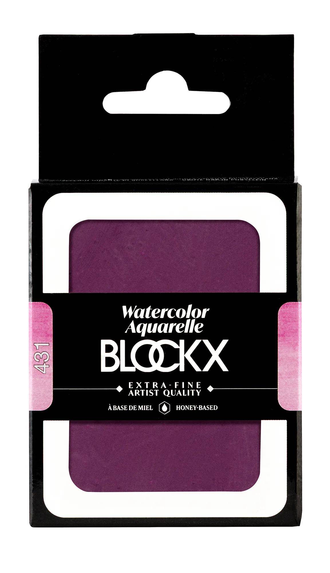 Blockx Aquarellfarbe, Kobaltviolett - Großer Napf 18ml - Kobaltviolett 45431BXC