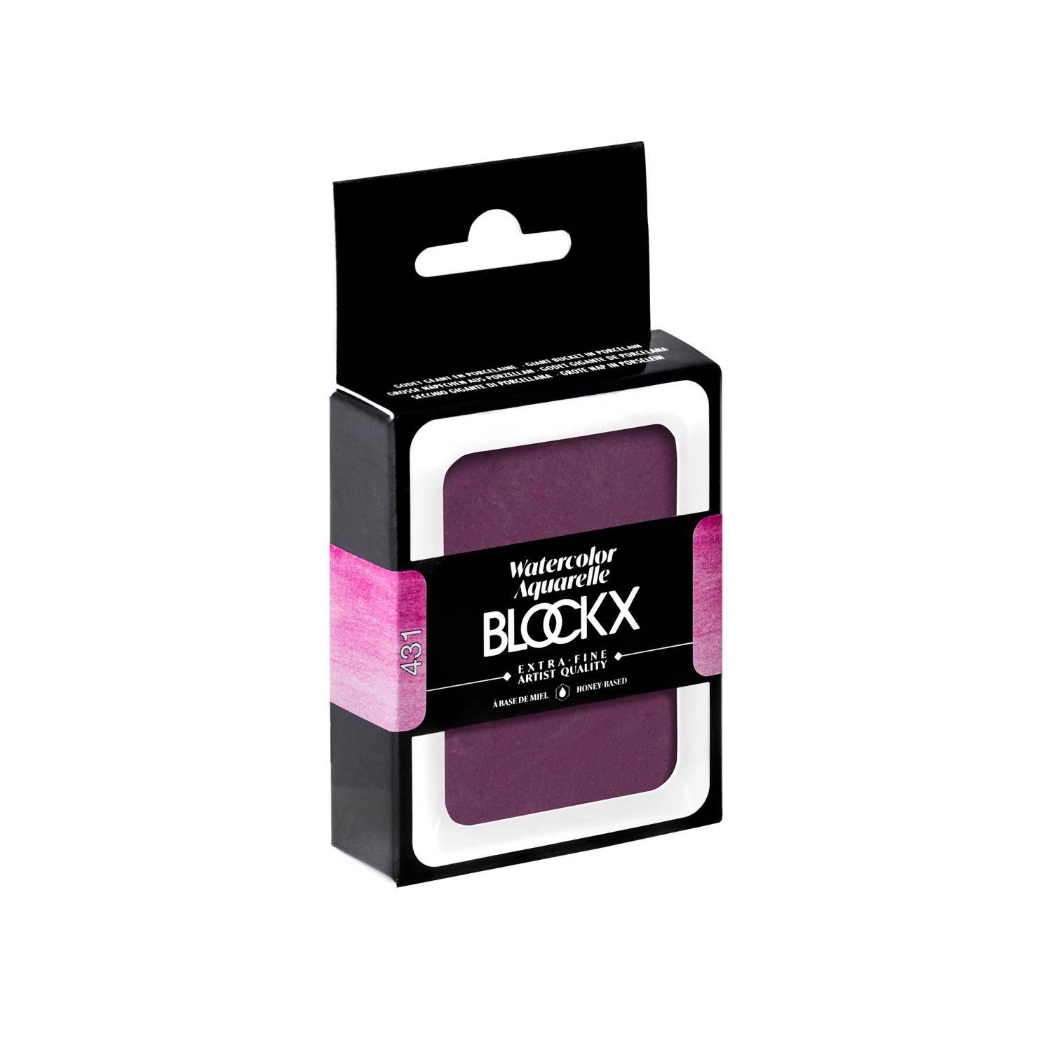 Blockx Aquarellfarbe, Kobaltviolett - Großer Napf 18ml - Kobaltviolett 45431BXC