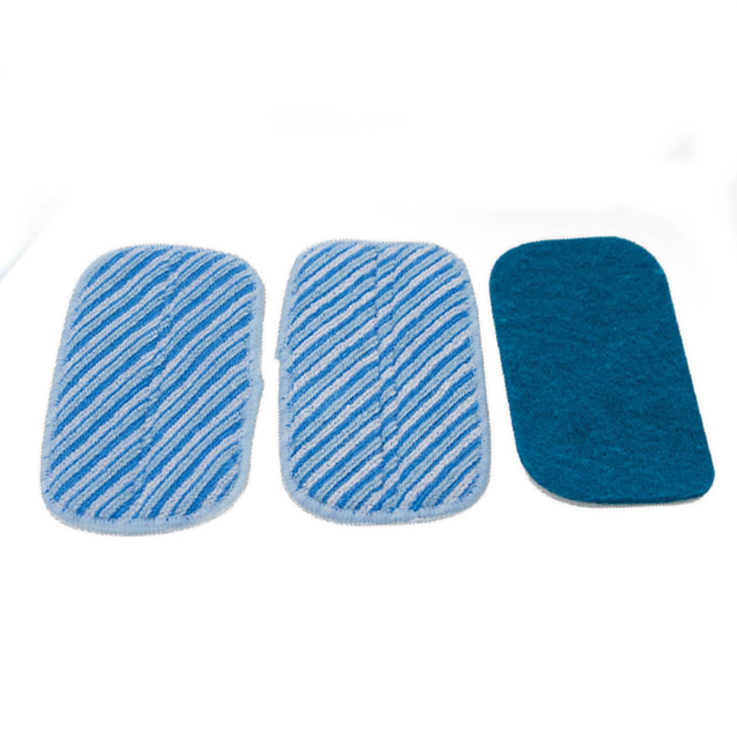 Livington MultiScrubber Ersatzpads - 3er-Set Ersatz-Pads für Ihren Livington MultiScrubber - 1x Nylon-Pad und 2x Microfaser-Pads