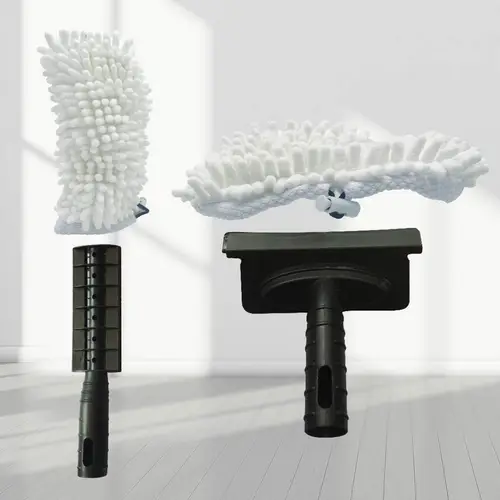 Livington Steam Twister Pro Kit - Zubehör für den Steam Twister Dampfreiniger - Fensterreinigungsaufsatz, großer Reinigungsaufsatz & 2x Mikrofaserp Livington Steam Twister Pro Kit - Zubehör für den Steam Twister Dampfreiniger - Fensterreinigungsaufsatz, großer Reinigungsaufsatz & 2x Mikrofaserp