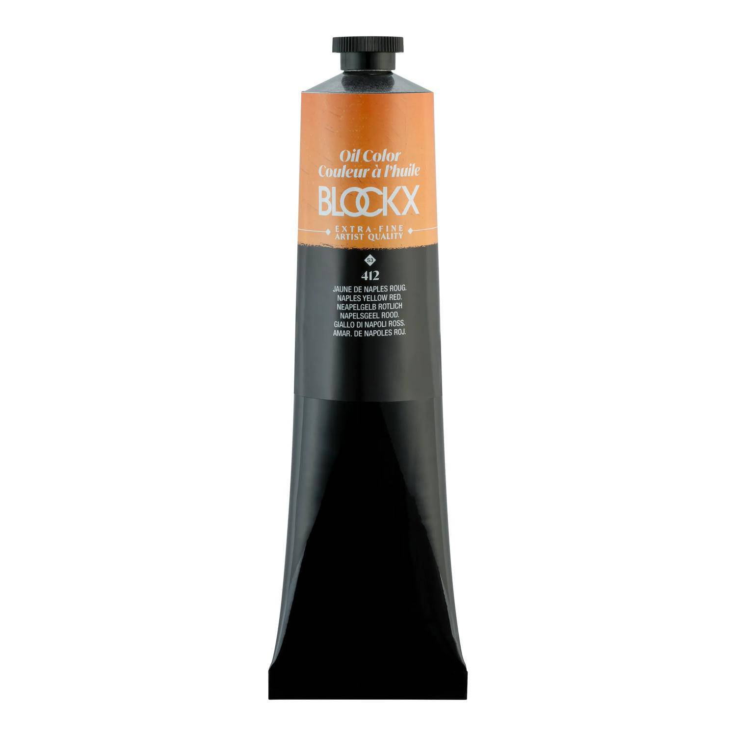 Blockx Ölfarbe, Neapelgelb rötlich - Tube 200ml - Neapelrötlichgelb 216412BXC