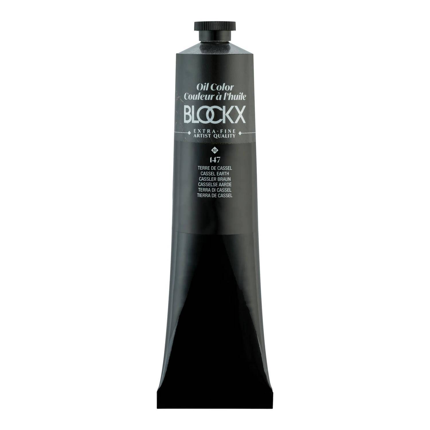 Blockx Ölfarbe, Erde Cassel - Tube 200ml - Cassler Braun 216147BXC