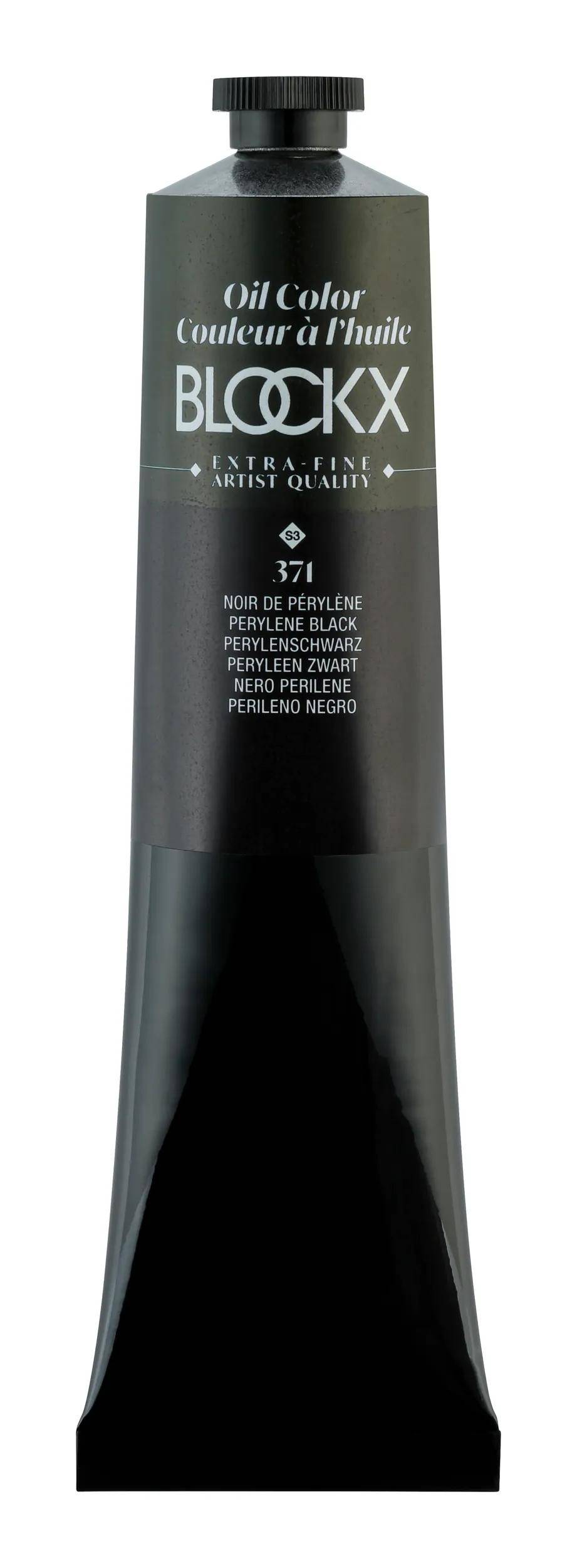 Blockx Ölfarbe, Perylenschwarz - Tube 200ml - Perylenschwarz 216371BXC