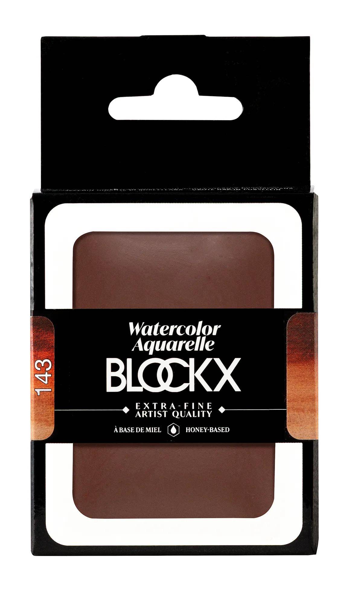 Blockx Aquarellfarbe, Siena dunkel- Riesenn. - Dunkelsiena 45143BXC