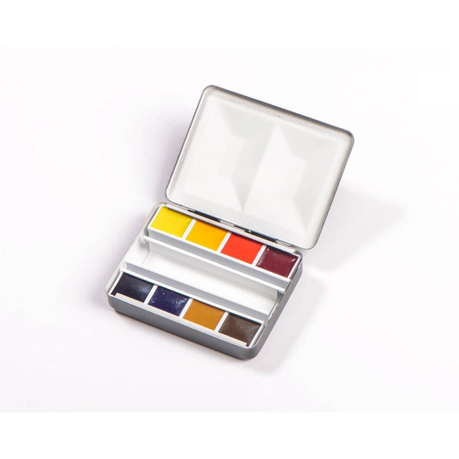 Blockx Aquarellfarben, Zierkasten mit 8 halben Näpfchen 41508BXC
