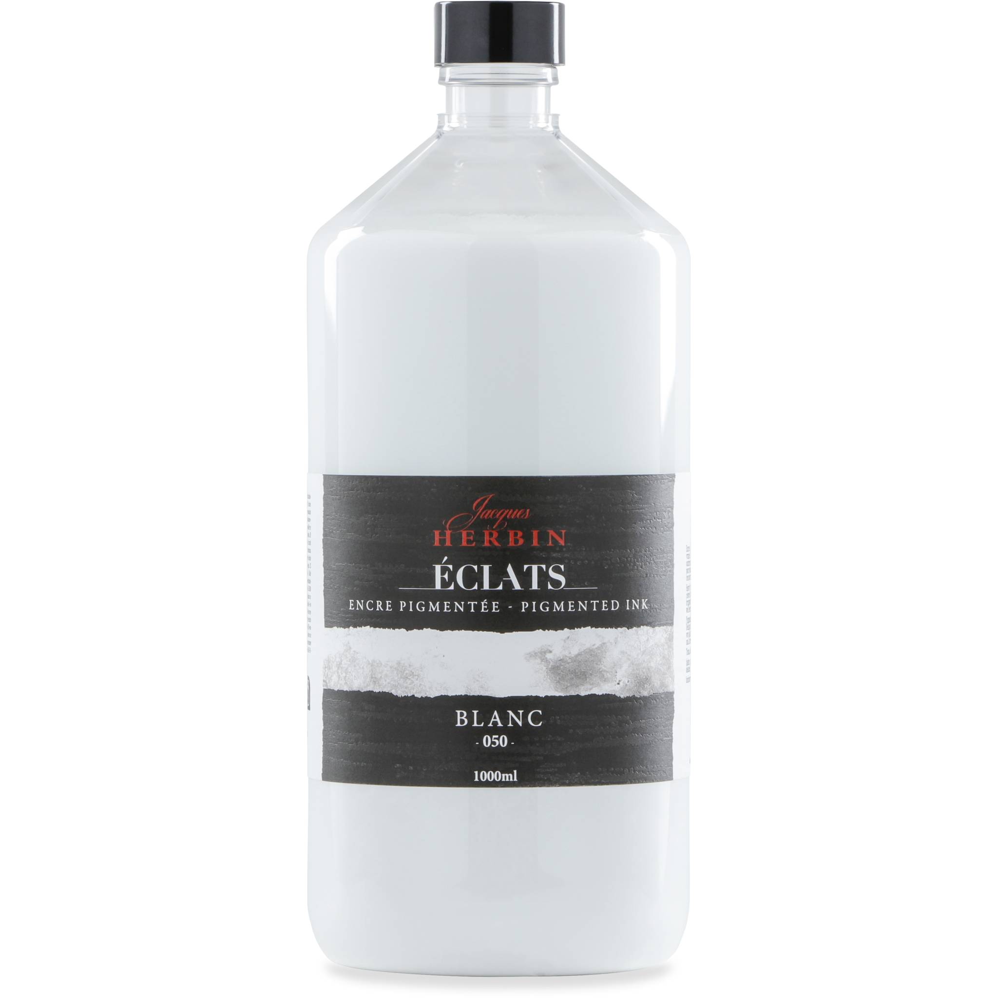 Jacques Herbin Aquarelltine Éclats, Flasche 1000ml - Weiß 19050T