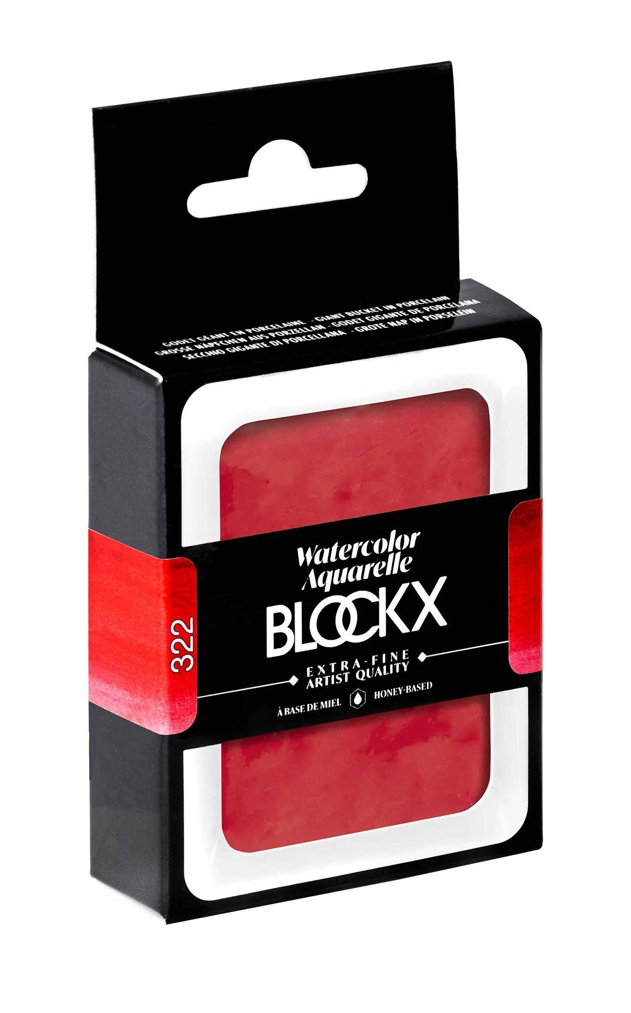 Blockx Aquarellfarbe, Zartosa Lack - Großer Napf 18ml - Lack Blassrosa 45322BXC
