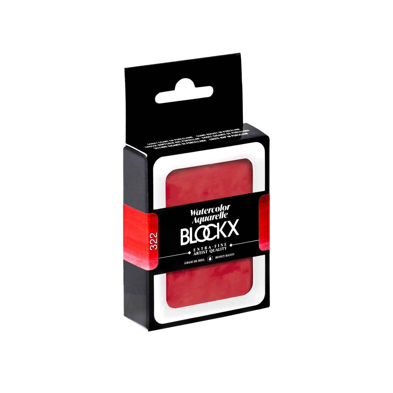 Blockx Aquarellfarbe, Zartosa Lack - Großer Napf 18ml - Lack Blassrosa 45322BXC
